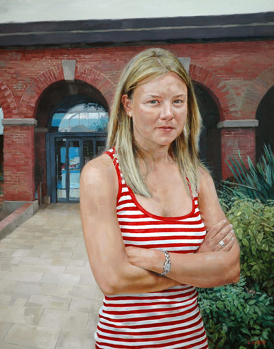 Portrait of Emma Beith outside Carnegie Hall