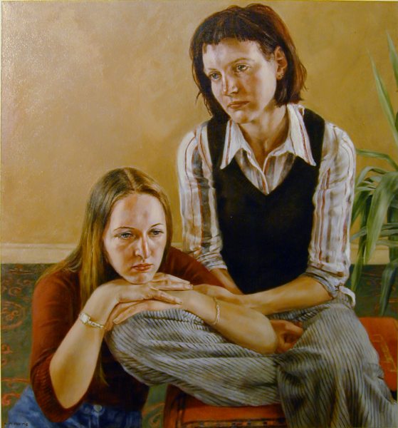 Portrait of Lauren and Ruth Healey