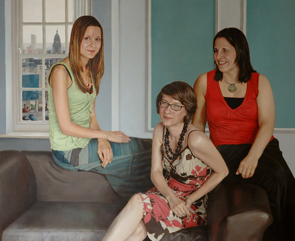 Portrait of Leanne Creighton, Louise Sweeney and Anne-Marie Watkinson